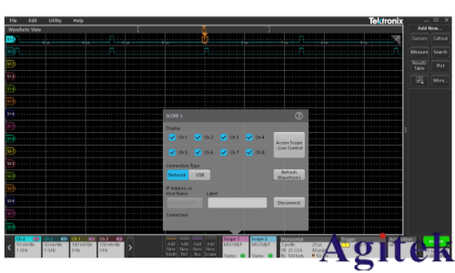 泰克示波器4,5和6系列MSO如何實現(xiàn)示波器多通道測試(圖12) 泰克示波器4,5和6系列MSO如何實現(xiàn)示波器多通道測試(圖12)