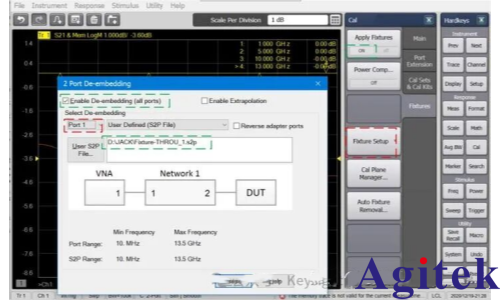 如何使用網絡分析儀的AFR功能(即自動夾具移除功能)?(圖8) 如何使用網絡分析儀的AFR功能(即自動夾具移除功能)?(圖8)