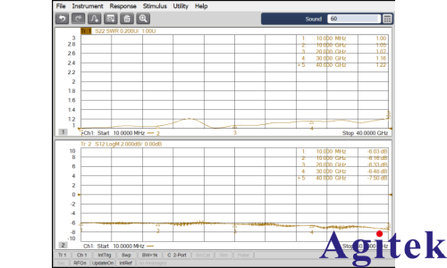 創遠T5260A-2KA矢量網絡分析儀針對功分器測試的實例分享(圖4) 創遠T5260A-2KA矢量網絡分析儀針對功分器測試的實例分享(圖4)
