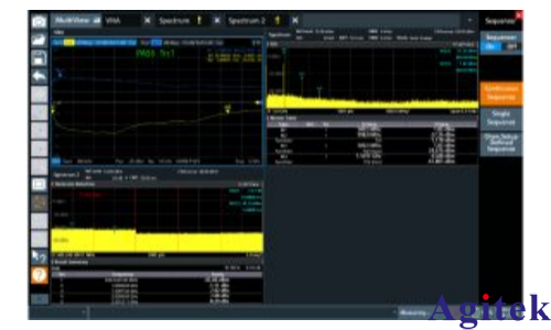 R&S?ZNL矢量網(wǎng)絡(luò)分析儀結(jié)合網(wǎng)絡(luò)分析和頻譜分析進行放大器特性測量(圖2)