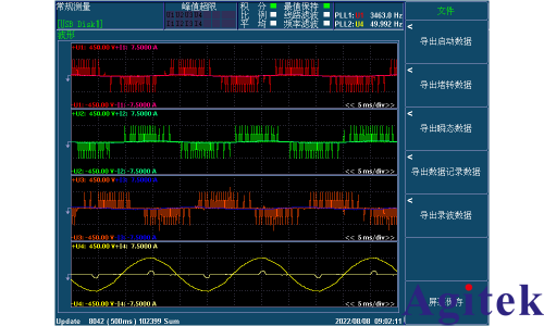 青智8962A1高精度功率分析儀測試變頻壓縮機控制器性能的試驗(圖5)