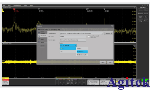 如何使用泰克4、5和6系列混合信號示波器逐步排除電磁干擾(圖7) 如何使用泰克4、5和6系列混合信號示波器逐步排除電磁干擾(圖7)