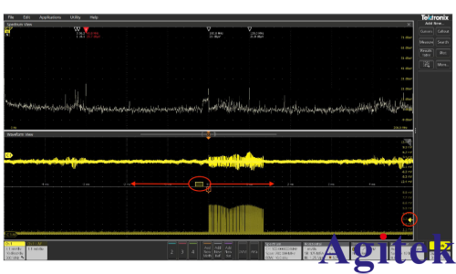 如何使用泰克4、5和6系列混合信號示波器逐步排除電磁干擾(圖17) 如何使用泰克4、5和6系列混合信號示波器逐步排除電磁干擾(圖17)