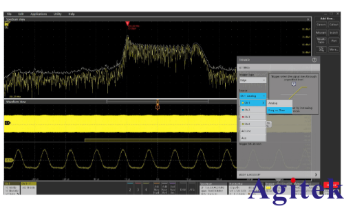 如何使用泰克4、5和6系列混合信號示波器逐步排除電磁干擾(圖23) 如何使用泰克4、5和6系列混合信號示波器逐步排除電磁干擾(圖23)