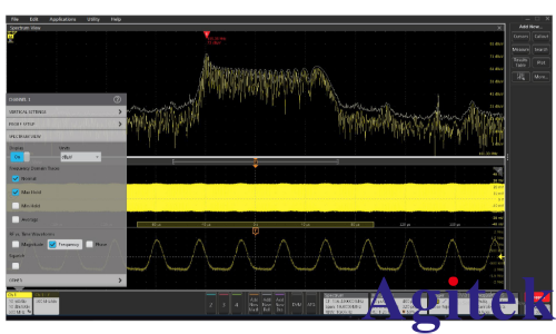 如何使用泰克4、5和6系列混合信號示波器逐步排除電磁干擾(圖22) 如何使用泰克4、5和6系列混合信號示波器逐步排除電磁干擾(圖22)