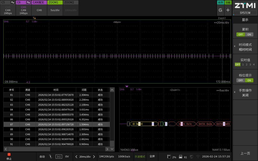 一臺ZDL示波記錄儀能覆蓋多少CAN總線測試需求？(圖5)