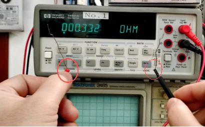 數字萬用表測試電阻2線和4線測試法區別