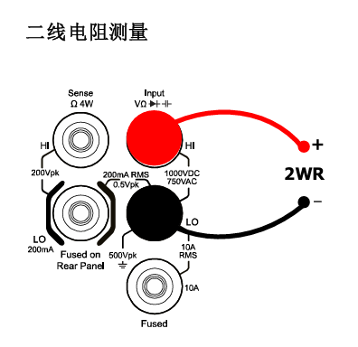 數字萬用表測試電阻2線和4線測試法區別(圖2)